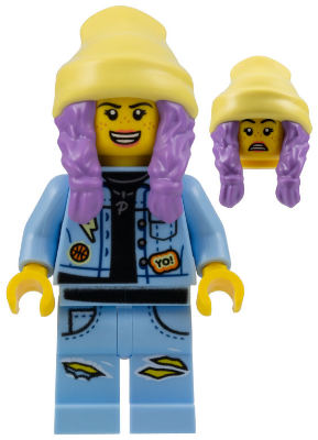 Минифигурка Lego Parker L. Jackson - Denim Jacket with Beanie hs014 U