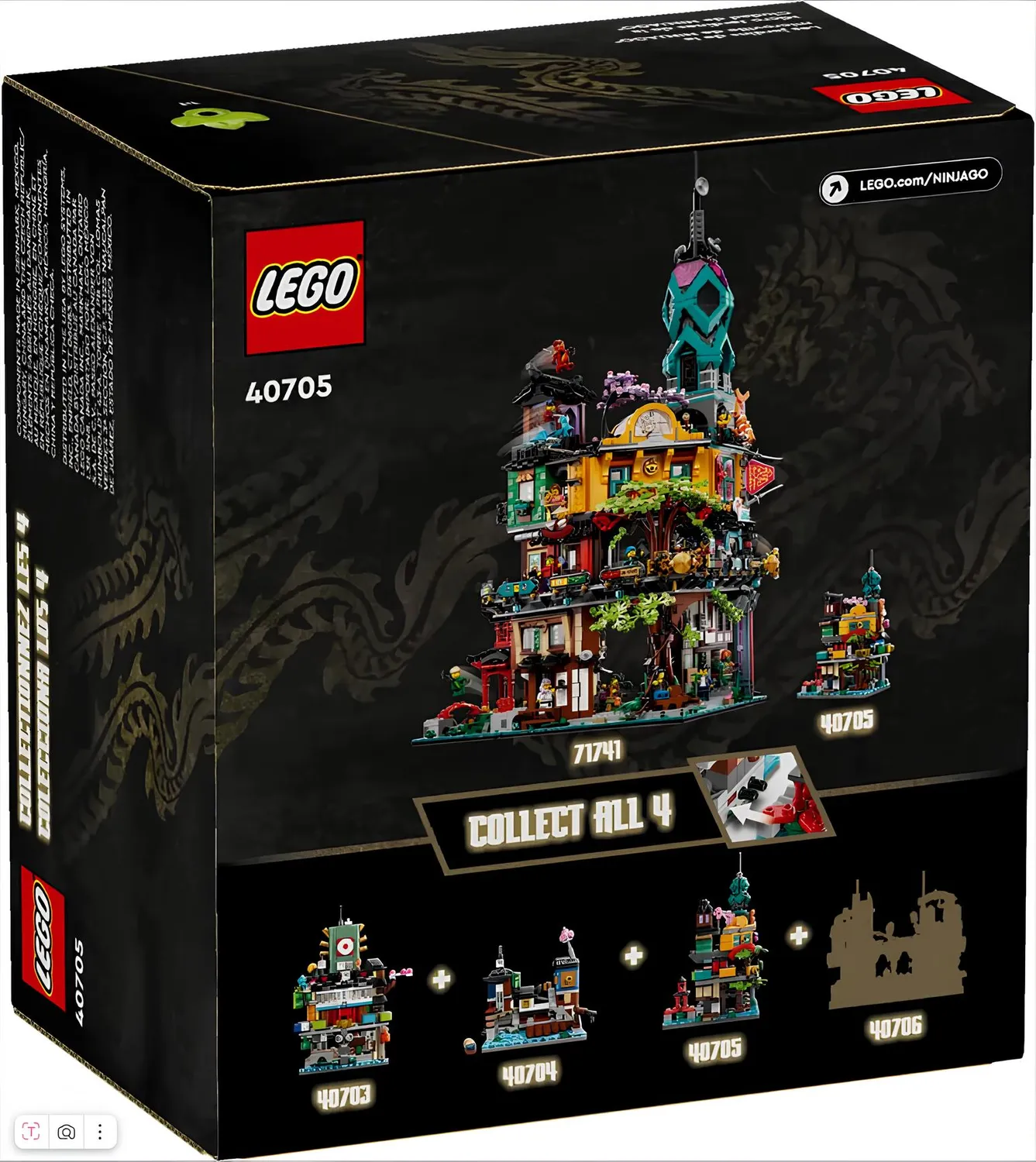 Конструктор Lego Ninjago 40705 Городские сады в магазине Shop-device