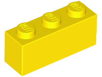 Brick 1 x 3, 3622 Yellow N