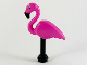Bird, Flamingo with Dark Pink Body Pattern, 57798pb01