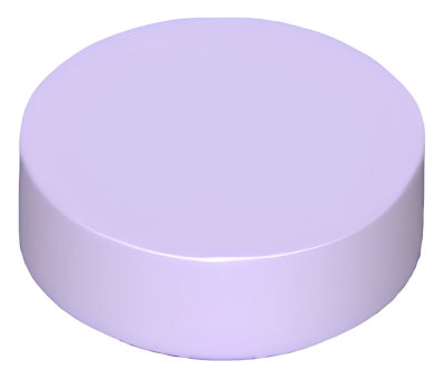 Деталь LEGO Tile, Round 1 x 1 98138 (35380, 35381, 39797) Lavender U