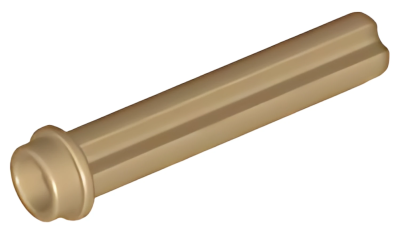 Деталь LEGO Technic, Axle 3L with Stud 6587 Dark Tan U