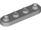 Plate, Round 1 x 4 with 2 Open Studs, 77845  
