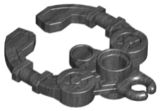 Hero Factory Weapon, Handcuff, 98562 Pearl Dark Gray U