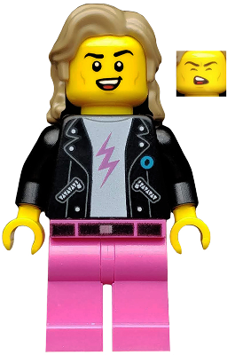 Минифигурка LEGO 80s Musician, Series 20 (Minifigure Only without Stand and Accessories) col371