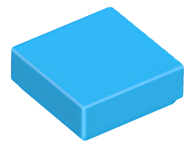 Деталь LEGO Tile 1 x 1 with Groove 3070b Dark Azure U