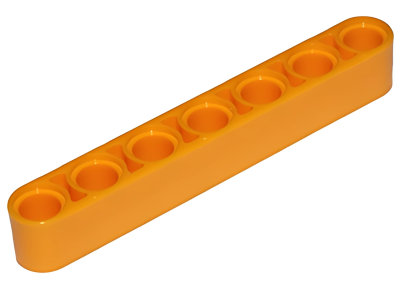 Деталь LEGO Technic, Liftarm Thick 1 x 7 32524 Bright Light Orange U