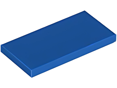 Деталь LEGO Tile 2 x 4 87079 (38879, 71150) Blue U
