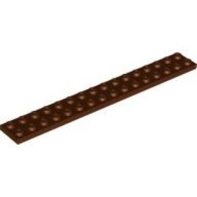 Plate 2 x 16, 4282 Reddish Brown N