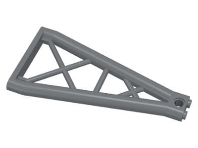 Support 1 x 6 x 10 Girder Triangular, 64449 Dark Bluish Gray U