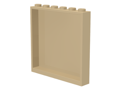 Panel 1 x 6 x 5, 59349 Tan N