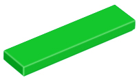 Tile 1 x 4, 2431 Bright Green N