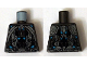 Torso Armor Robot with Blue and Light Bluish Gray Pattern, 973pb1925  