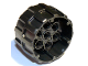 Wheel Hard Plastic, Treaded with 7 Pin Holes (37mm D. x 22mm), 22410  