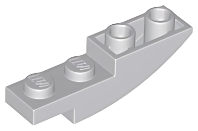 Деталь LEGO Lego Slope, Curved 4 x 1 Inverted 13547 Light Bluish Gray U
