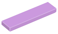 Tile 1 x 4, 2431 Medium Lavender U