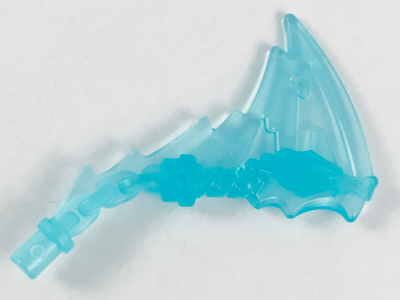 Minifigure, Weapon Nunchucks with Trailing Energy Effect, 73766b Trans-Light Blue U