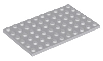 Plate 6 x 10, 3033 Light Bluish Gray N