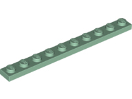 Plate 1 x 10, 4477 Sand Green N