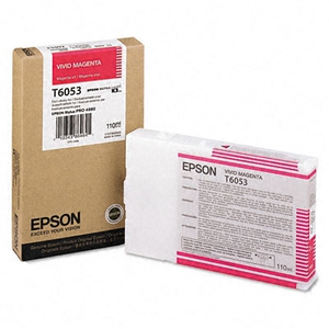 Картридж Epson T6053 Magenta пурпурный C13T605300 оригинальный