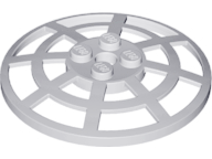 Dish 6 x 6 Inverted (Radar) Webbed - Type 2 (Underside Attachment Positions at 90 degrees), 4285b Light Bluish Gray U