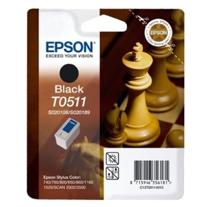 Картридж Epson T051 T0511 Black черный T051142