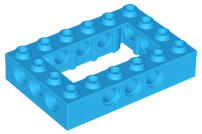 Technic, Brick 4 x 6 Open Center, 32531 Dark Azure U