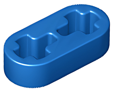 Деталь LEGO Technic, Liftarm Thin 1 x 2 - Axle Holes 41677 Blue U