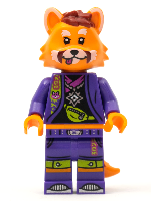 Минифигурка Lego Red Panda Dancer, Vidiyo Bandmates, Series 1 (Minifigure Only without Stand and Accessories) vid017