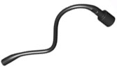 Na'vi Neural Queue / Whip with Bar and Bar Hole, 1578 Black N