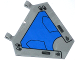 Flag 5 x 6 Hexagonal with Blue Milano Spaceship Pattern (Sticker) - Set 76021, x1435pb007