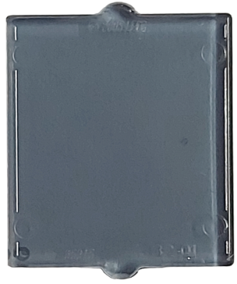 Glass for Window 1 x 2 x 2 Flat Front, 60601 Trans-Black U