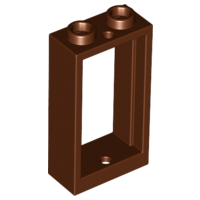 Window 1 x 2 x 3 Flat Front, 60593 Reddish Brown N