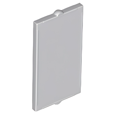 Деталь LEGO Стекло Lego Glass for Window 1 x 2 x 3 Flat Front 60602 (35287) Light Bluish Gray U