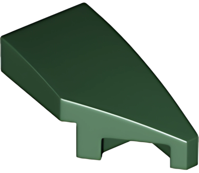 Деталь LEGO Wedge 2 x 1 x 2/3 Right 29119 (1124, 1382) Dark Green N