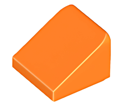 Деталь LEGO Slope 30 1 x 1 x 2/3 54200 Orange U