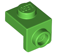 Деталь Lego Скоба Bracket 1 x 1 - 1 x 1 36841 Bright Green N