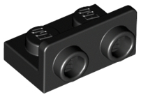 Деталь Lego Скоба Bracket 1 x 2 - 1 x 2 Inverted 99780 Black N
