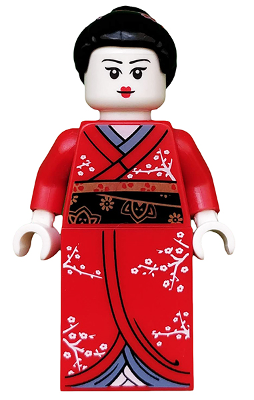 Минифигурка LEGO Kimono Girl, Series 4 col050