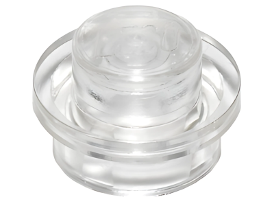 Деталь LEGO Plate, Round 1 x 1 4073 Trans-Clear U