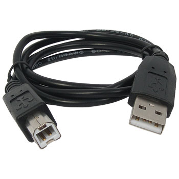 Electric, Cable USB for Mindstorms NXT, USB A-Type Male to USB B-Type Male (Length 1 meter/3 Feet) bb0766