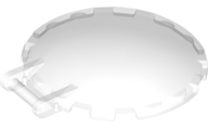 Dish 6 x 6 Inverted with Bar Handle, 18675 Trans-clear U
