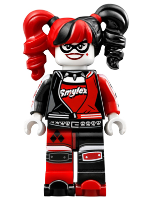 Минифигурка Lego Harley Quinn - Pigtails, Black Eye Mask, Roller Skates sh306