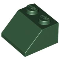 Slope 45 2 x 2, 3039 Dark Green N