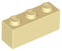 Brick 1 x 3, 3622 Tan U