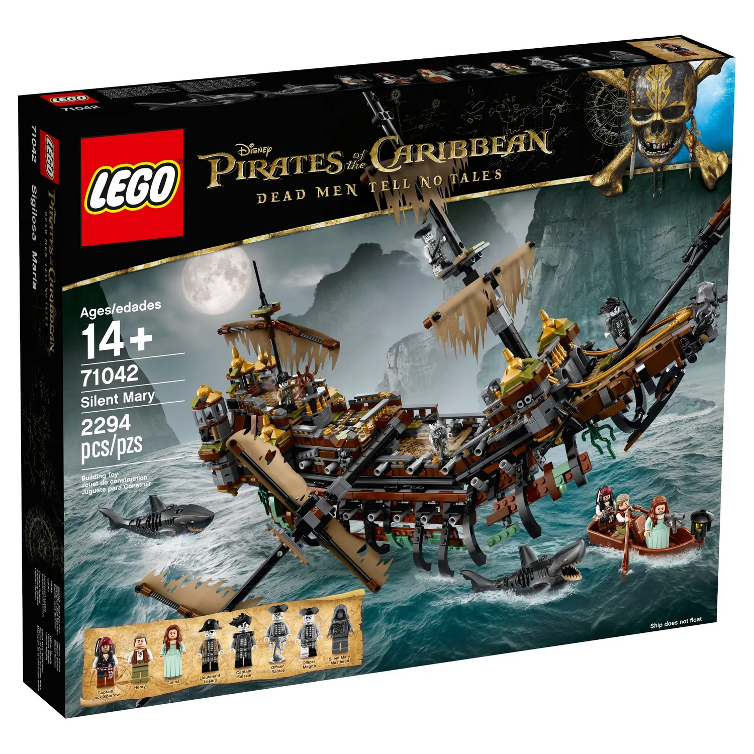 Pirates of the Caribbean 1.2.3 セット Конструктор LEGO Pirates of the Caribbean 71042 Тихая Мэри в