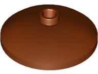 Dish 3 x 3 Inverted (Radar), 43898 Reddish Brown N
