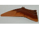 Dinosaur Wing Pteranodon - Left with Marbled Medium Nougat Edge Pattern, 98088pb01