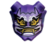 Minifigure, Visor Mask Ninjago Oni with Mask of Hatred with Closed Mouth Pattern, 35636pb01  