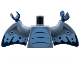 Torso Bright Light Blue Stomach with 3 Dark Blue Curved Lines Pattern / Sand Blue Arms with Wings, Pterodactyl with Bright Light Blue and Dark Blue Markings Pattern / Dark Blue Hands, 973pb5907c01  